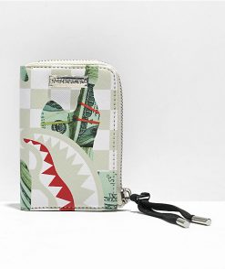 A-Lab Norma Pink & Green Trifold Wallet